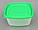 Харчовий контейнер (судочек) 1 літр (ПП КВВ) 7х14.5х14.5 см, фото 6
