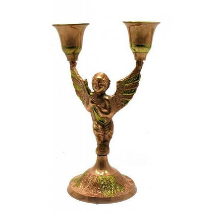 Підсвічник "Ангел" бронзовий (16х10,5х7 см) ( 28254), фото 1