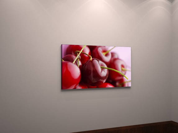 Фото картина на полотні вишні черешні для кухні фотокартина полотно VE, фото 1