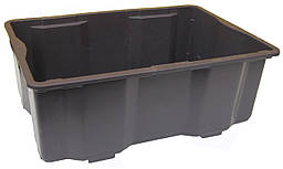 Ящик пластиковий на 35 літрів господарський 57*40*22 см (Юніпласт)