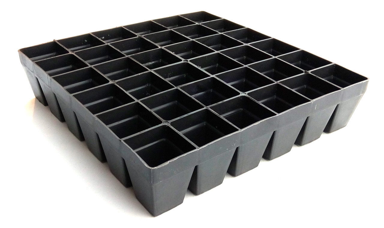 Касета для розсади (розсадник) 36 осередків (розмір осередку 3*3 см) (ПП КВВ), фото 1