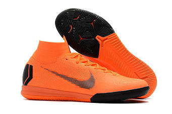 Футзалки (бампы) Nike Mercurial SuperflyX VI Elite IC Total Orange/Black/Total Orange/Volt