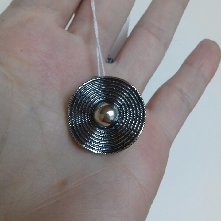 Срібний кулон Сомбреро, фото 1