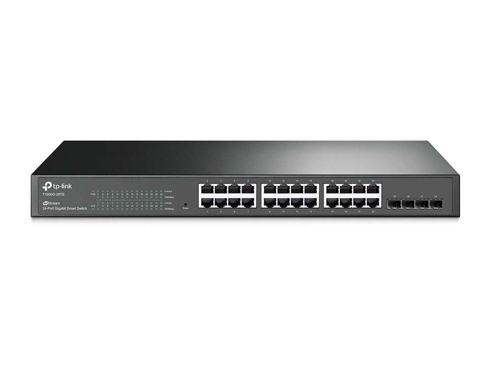 Комутатор TP-LINK T1600G-28TS 24-port Gigabit