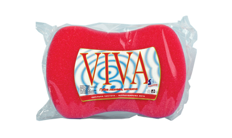 Мочалка для душа VIVA с массажным слоем (180*125*55) - фото 1 - id-p72791208