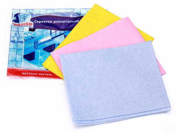 Серветка віскозна 3 шт (30*38 см), фото 1