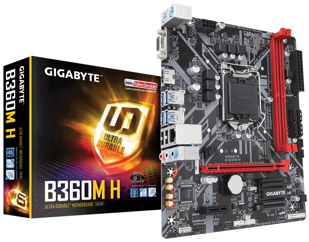 Материнська плата GIGABYTE B360M-H s1151
