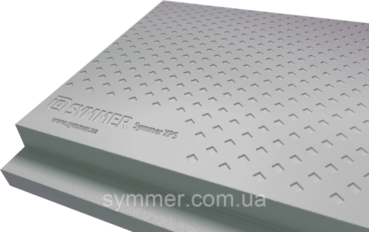 Екструдований пінополістирол SYMMER XPS 1200х550х50мм сірий