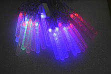 Новогодняя светодиодная гирлянда "столбики с пузырьками"