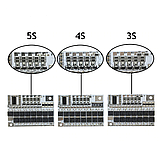 Плата захисту з балансуванням PCM, BMS 5S/4S/3S 60-100A для Li-ion / Li-Pol Контролер заряду/розряду, фото 4