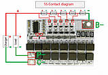 Плата захисту з балансуванням PCM, BMS 5S/4S/3S 60-100A для Li-ion / Li-Pol Контролер заряду/розряду, фото 6