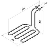 ТЭН 200 Е10/2,2 П 220 для фритюрницы КИЙ-В ФР-5, ФР-2х5