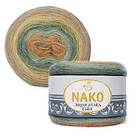 Пряжа Nako Angora Luks Color 912,  Ангора Люкс Колор