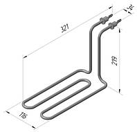 ТЭН 151 Е 8/1,7 Z 220 для фритюрницы КИЙ-В ФР-4, ФР-2х4