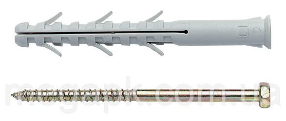 Дюбель анкер APS с шурупом 10х100мм (шестигранная голова) - фото 1 - id-p72804921