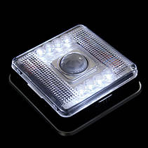 Світлодіодна лампа з датчиком руху 8 LED, фото 2
