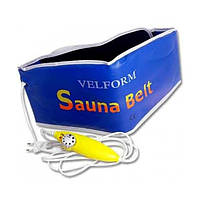 Пояс SUNROZ Sauna Belt для похудения с терморегулятором Синий (SUN2701)