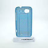 Чехол сетка HTC Sensation light-blue, фото 2