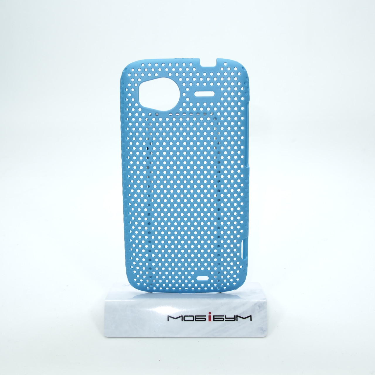 Чехол сетка HTC Sensation light-blue, фото 1