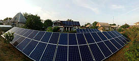 Сетевая солнечная электростанция 29,37 кВт г.Барышевка Киевская область 1