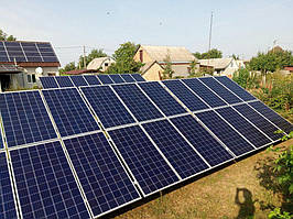 Сетевая солнечная электростанция 29,37 кВт г.Барышевка Киевская область 12