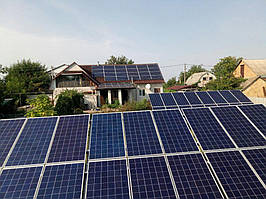 Сетевая солнечная электростанция 29,37 кВт г.Барышевка Киевская область 13