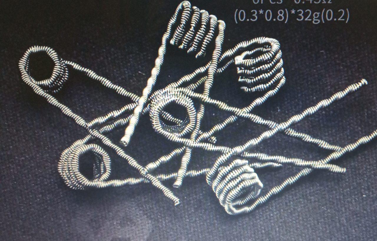 Alien Clapton койл (спіраль) 0,45 ом для електронних сигарет 2 шт.