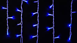Гірлянда зовнішня бахрома Delux ICICLE 75 LED синій/білий