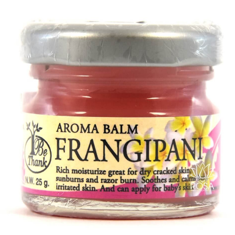 Квітковий бальзам для масажу та догляду за шкірою Франжипані (Aroma Balm Frangipani, Be Thank), 30 грамів