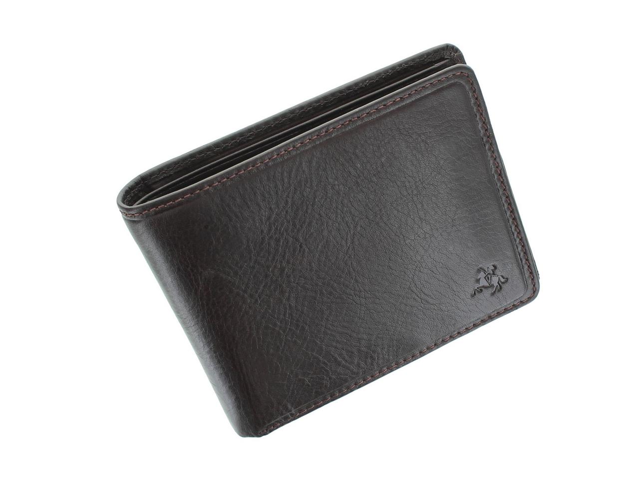 Якісне портмоне без застібки Visconti TSC46 Brown (Великобританія)