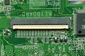Роз'єм для клавіатури ноутбука НР envy - 32 pin крок 1мм - Quanta U82 ,U83, фото 2