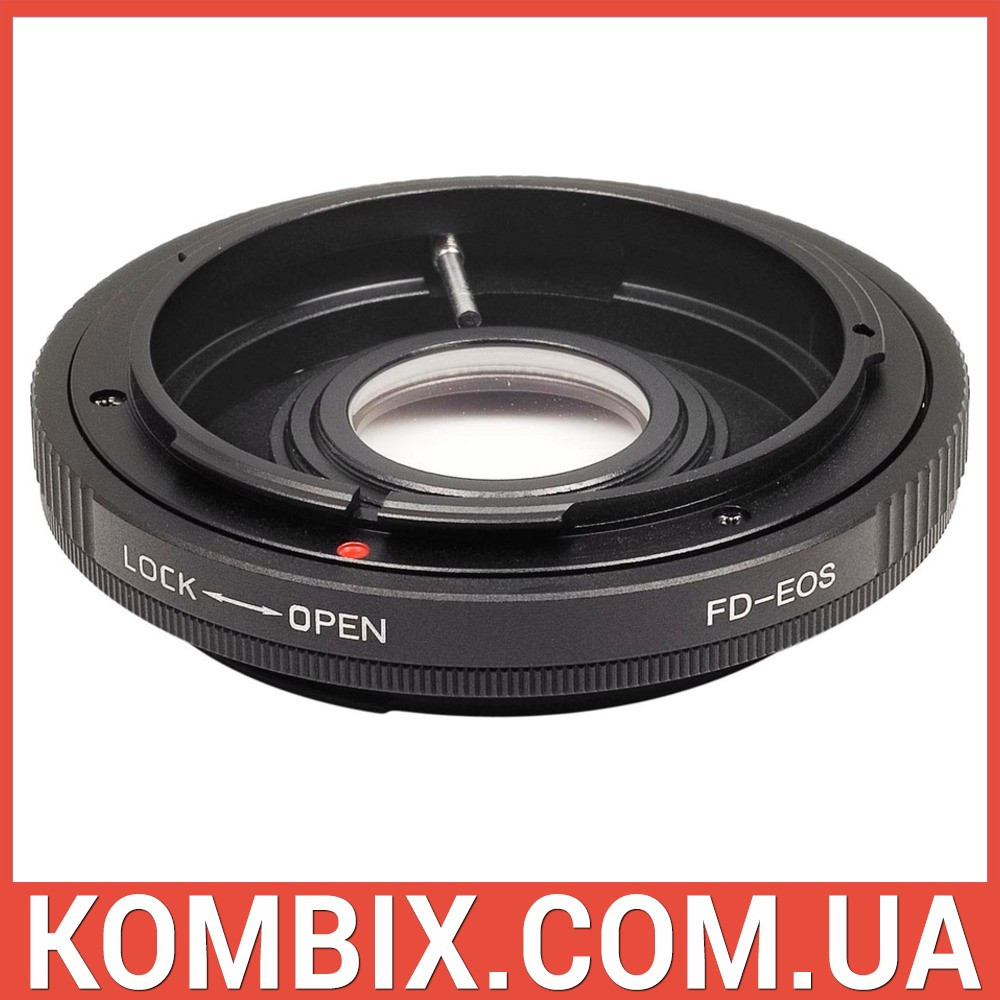 Перехідник Canon FD – Canon EF з лінзою і з чіпом, фото 1