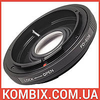 Перехідник Canon FD – Canon EF з лінзою і з чіпом, фото 6