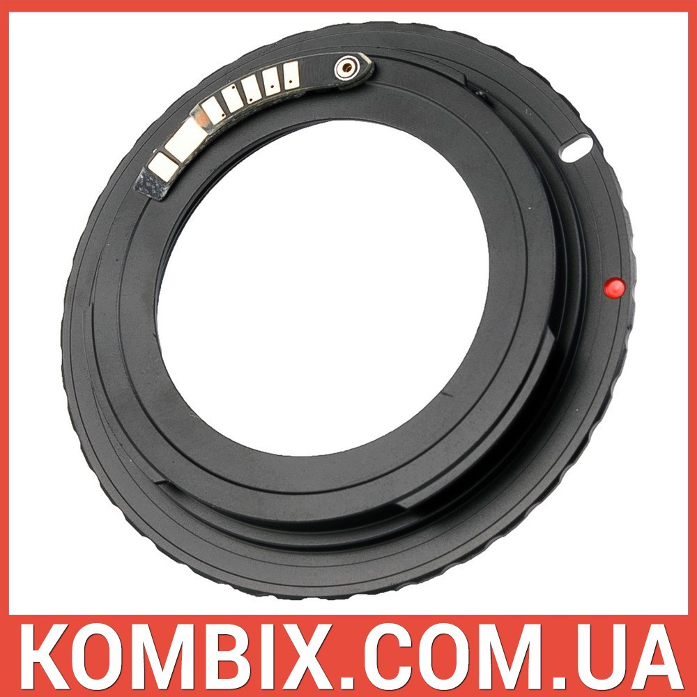 Перехідник М42 – Canon EF з програмованим чіпом, фото 1
