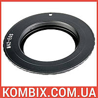 Перехідник М42 – Canon EF з програмованим чіпом, фото 2