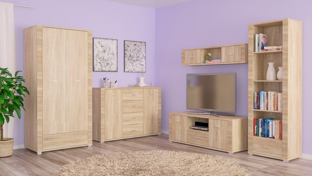 Комплект у вітальню (стінка у вітальню) Гресс Меблі Сервіс 3, фото 1