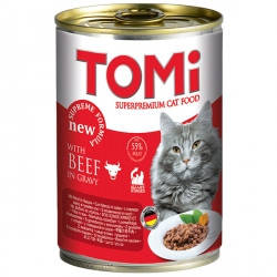 TOMi beef ТОМІ ЯЛОВИЧИНА консерви для кішок, вологий корм, 400 гр