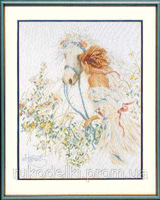 Набір для вишивання Lanarte L33829/PN-0007952 Horse and flowers