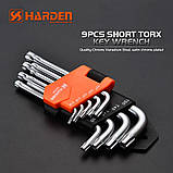 Набір шестигранників Torx 9 од. Harden Tools 540601, фото 4