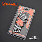 Набір шестигранників Torx 9 од. Harden Tools 540601, фото 5