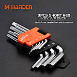 Набір шестигранних ключів Hex 9 од. Harden Tools 540602, фото 4