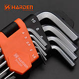 Набір довгих шестигранників Hex 9 од. Harden Tools 540605, фото 7