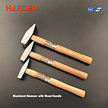 Молоток з дерев'яною ручкою 1 кг Harden Tools 590020, фото 4