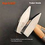 Молоток з дерев'яною ручкою 0,8 кг Harden Tools 590018, фото 5
