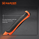 Молоток професійний з ручкою з фібергласу 0,8 кг Harden Tools 590038, фото 4