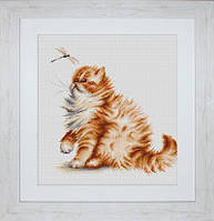 "Кошка зі бабкою" Luca-S. Набір для вишивки (B2270)