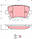 Гальмівні колодки задні Skoda Octavia A5, Superb 08-, Yeti 3C0698451, фото 4