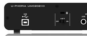 Аудіоінтерфейс Behringer UMC202HD, фото 3