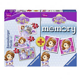 Ravensburger Пазл-Memory Дісней 3в1 "Софія"