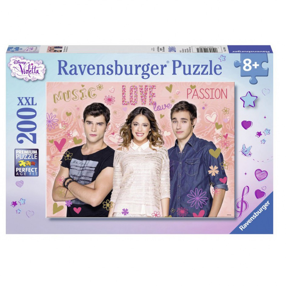 Ravensburger Пазл-XXL "Віолетта, Дієго і Леон" 200 елементів, фото 1